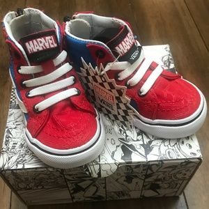 Marvel Spider Man VANS size 4t